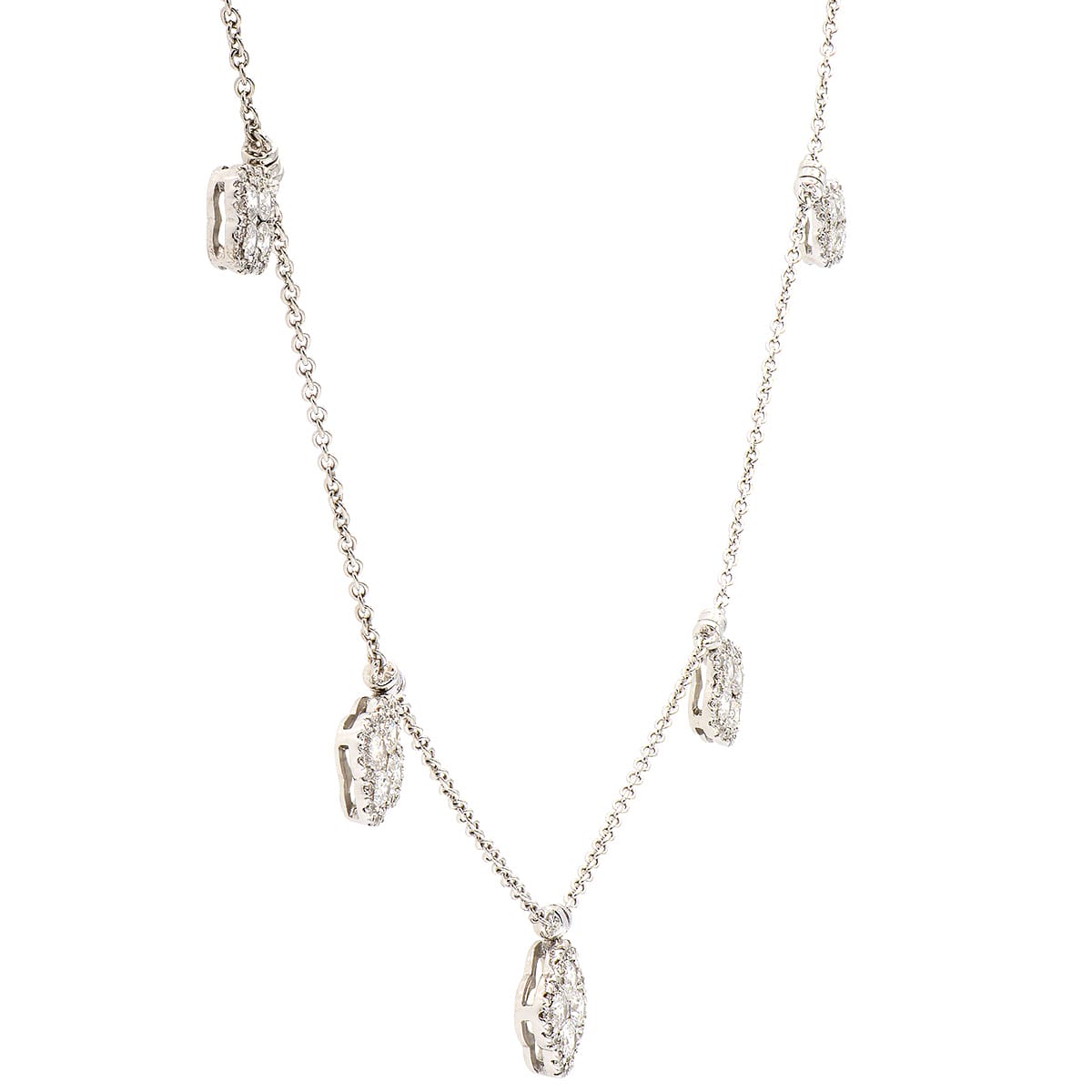 14K Yellow Gold Diamond Pendant, 1.07ct