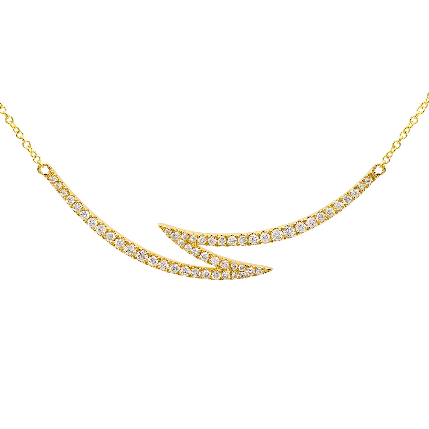 18KY Diamond Pendant