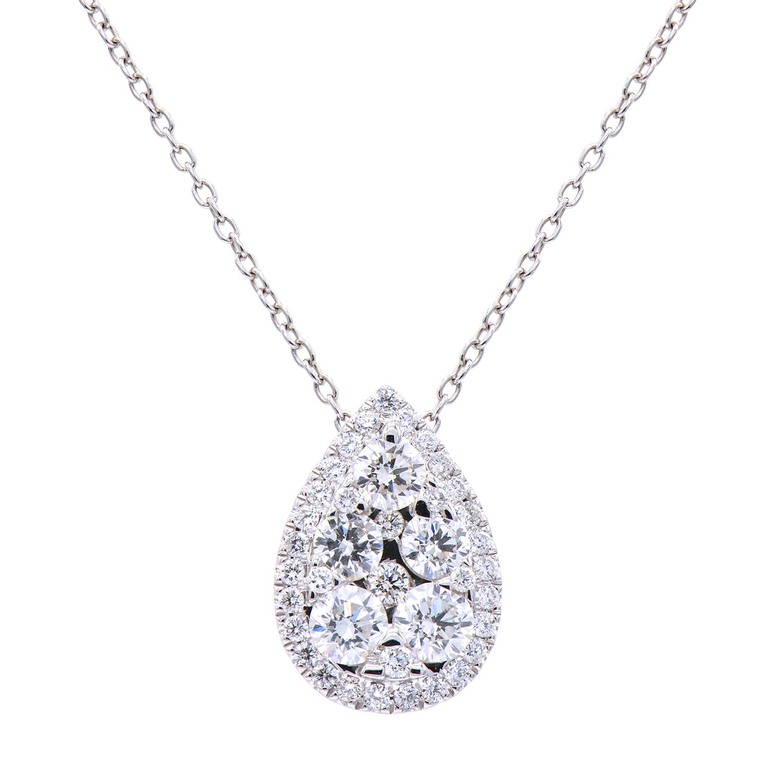 18KW Diamond Pendant