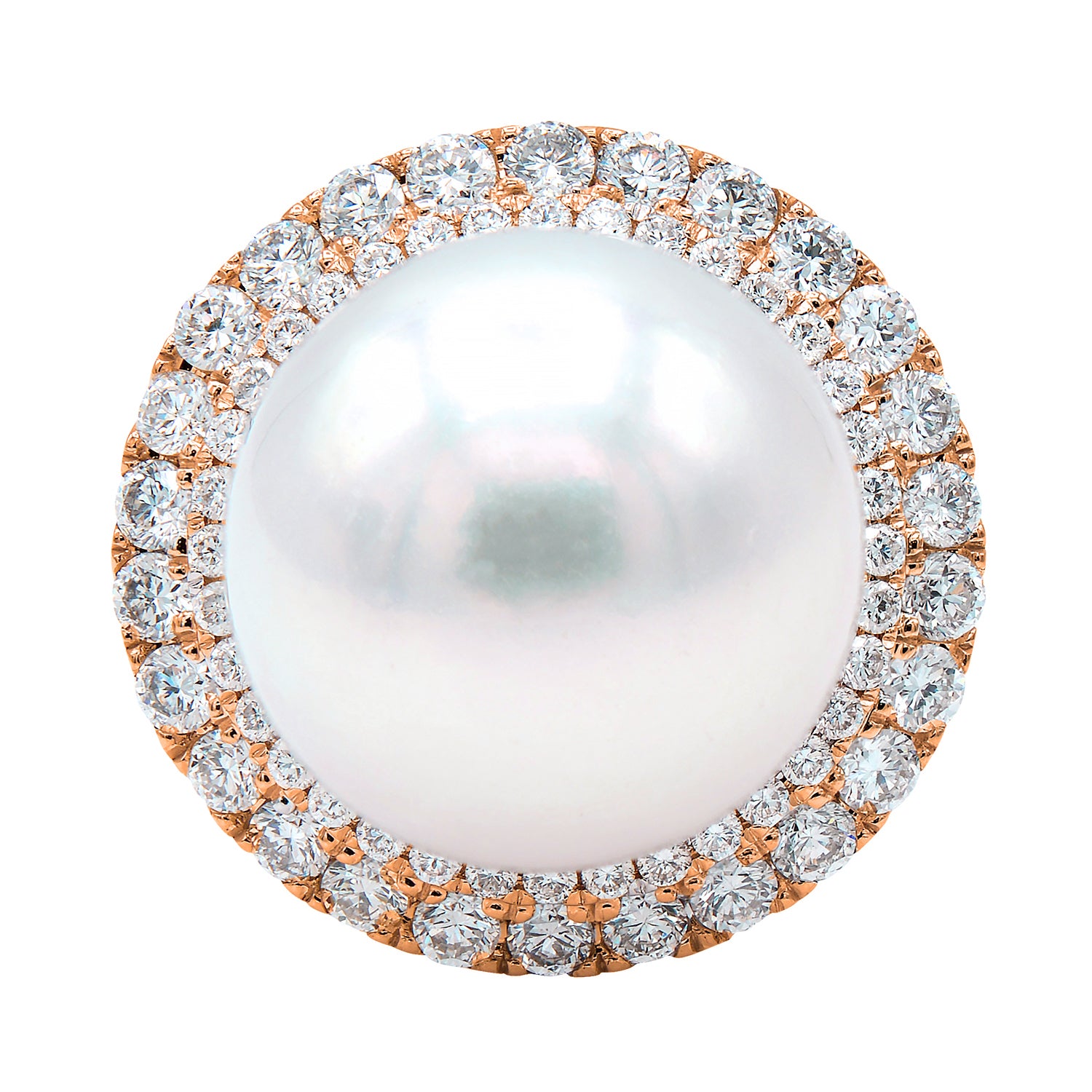 18KR/5.6G S.Sea Ring 62RD-1.16CT 14-15mm
