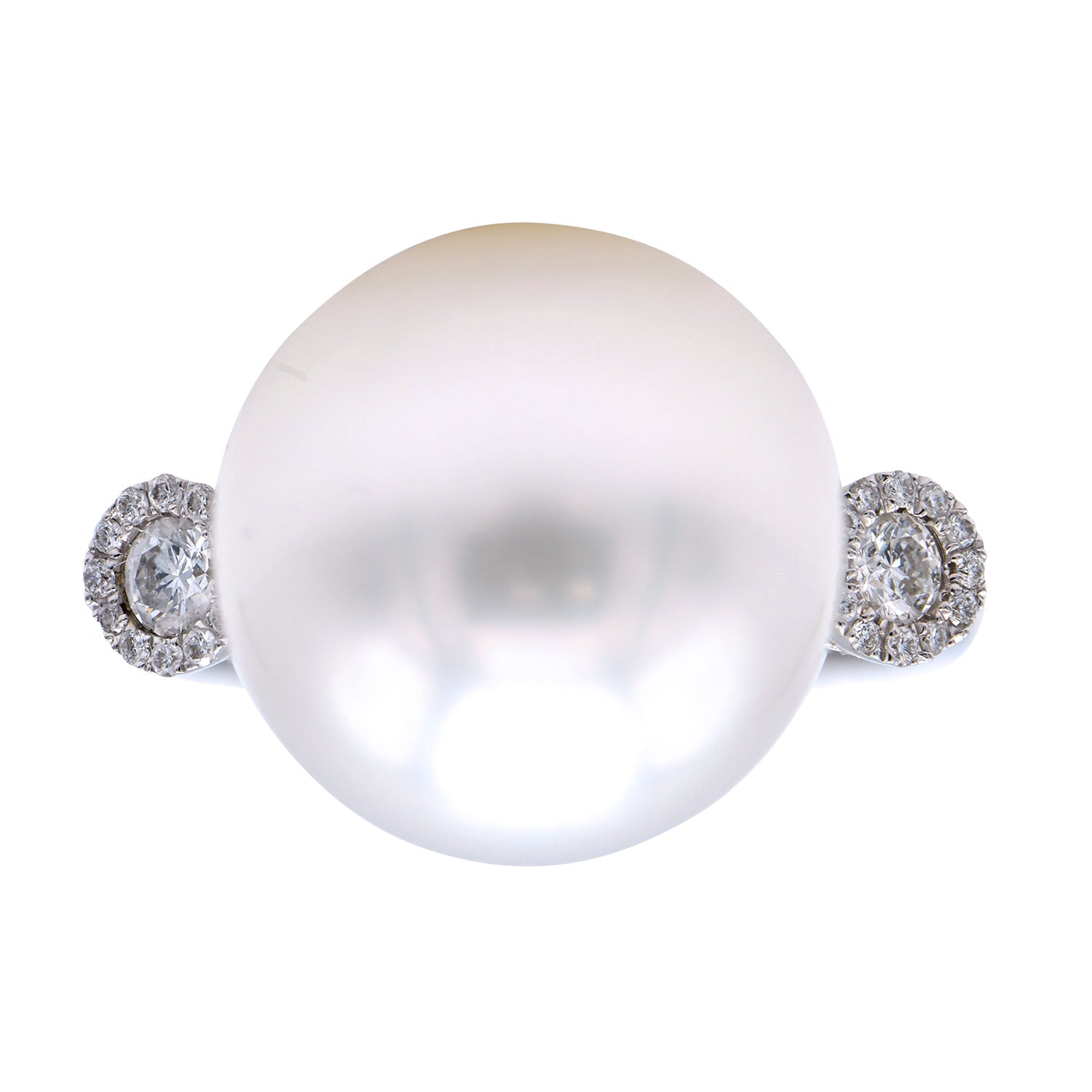 18KW Tahitian Pearl Ring, 11-12mm