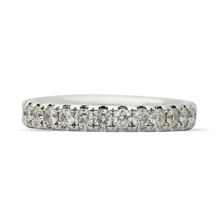 14K White Gold Diamond Ring, 0.50ct