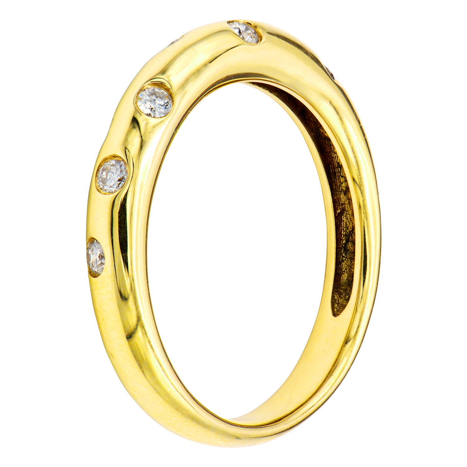 AR153314-6 - Ring 14KW/2.5G 10RD-0.32CT Size 6
