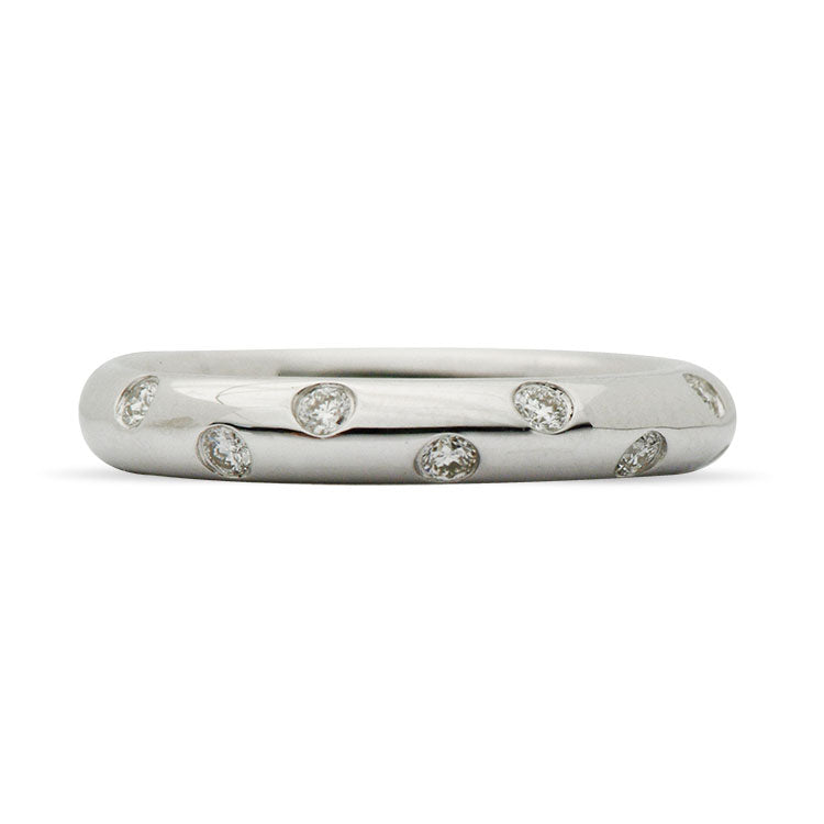 AR153314-6 - Ring 14KW/2.5G 10RD-0.32CT Size 6