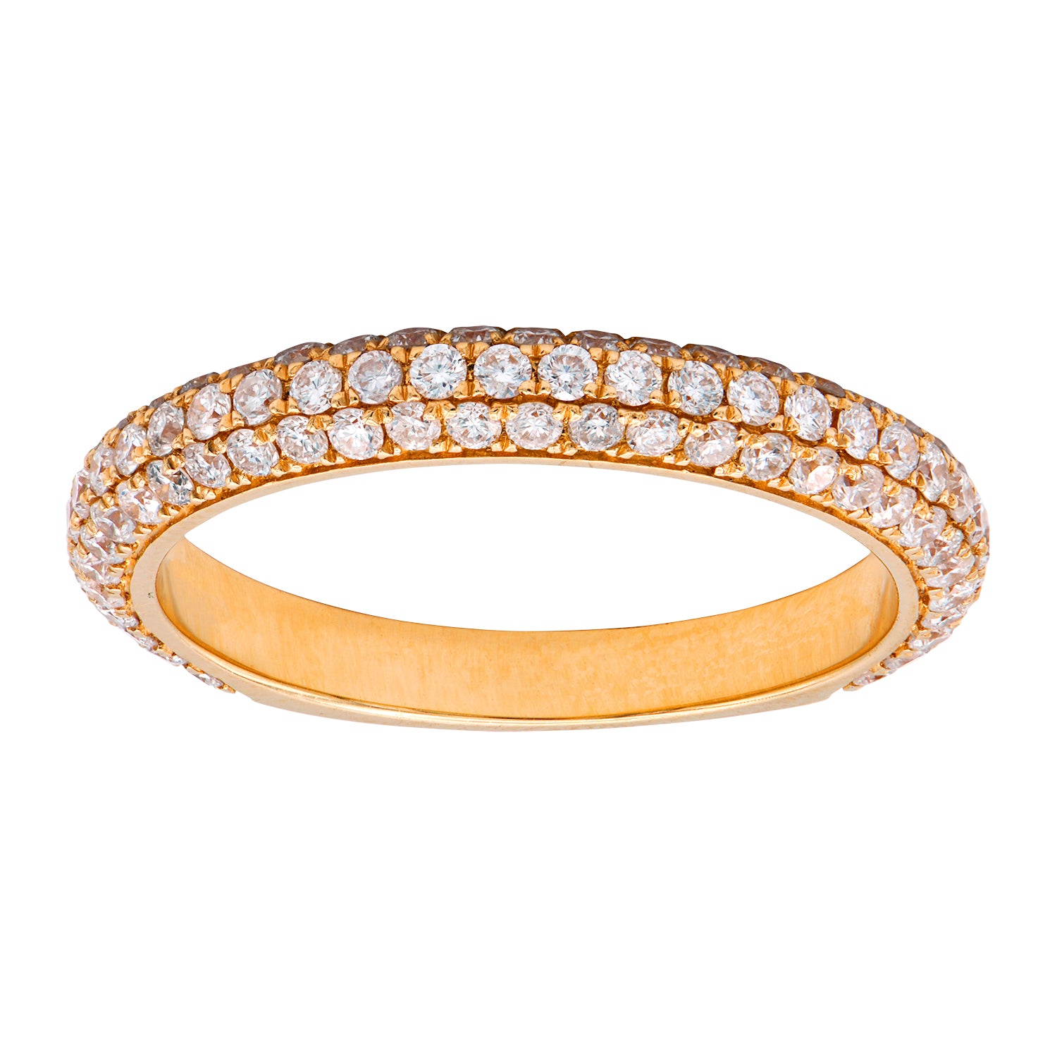 18KR Diamond Band