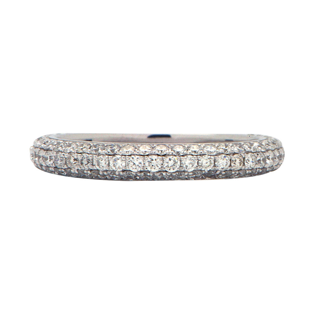18KW Diamond Band
