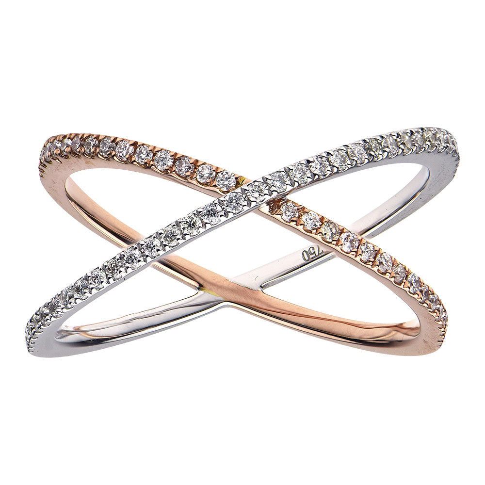 Ring 14KW/1.9G 28SAPP-0.14CT 33RD-0.13CT