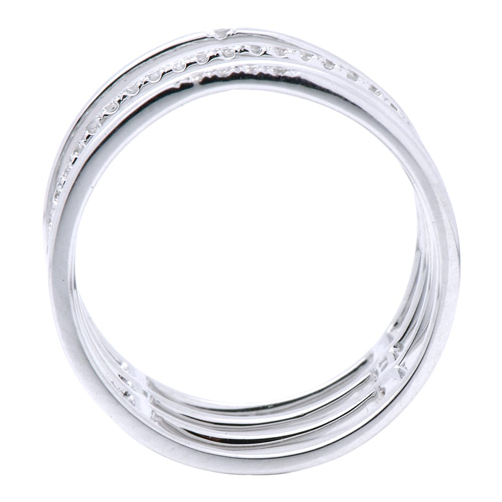 18K White Gold Fashion Diamond Ring, 0.15ct