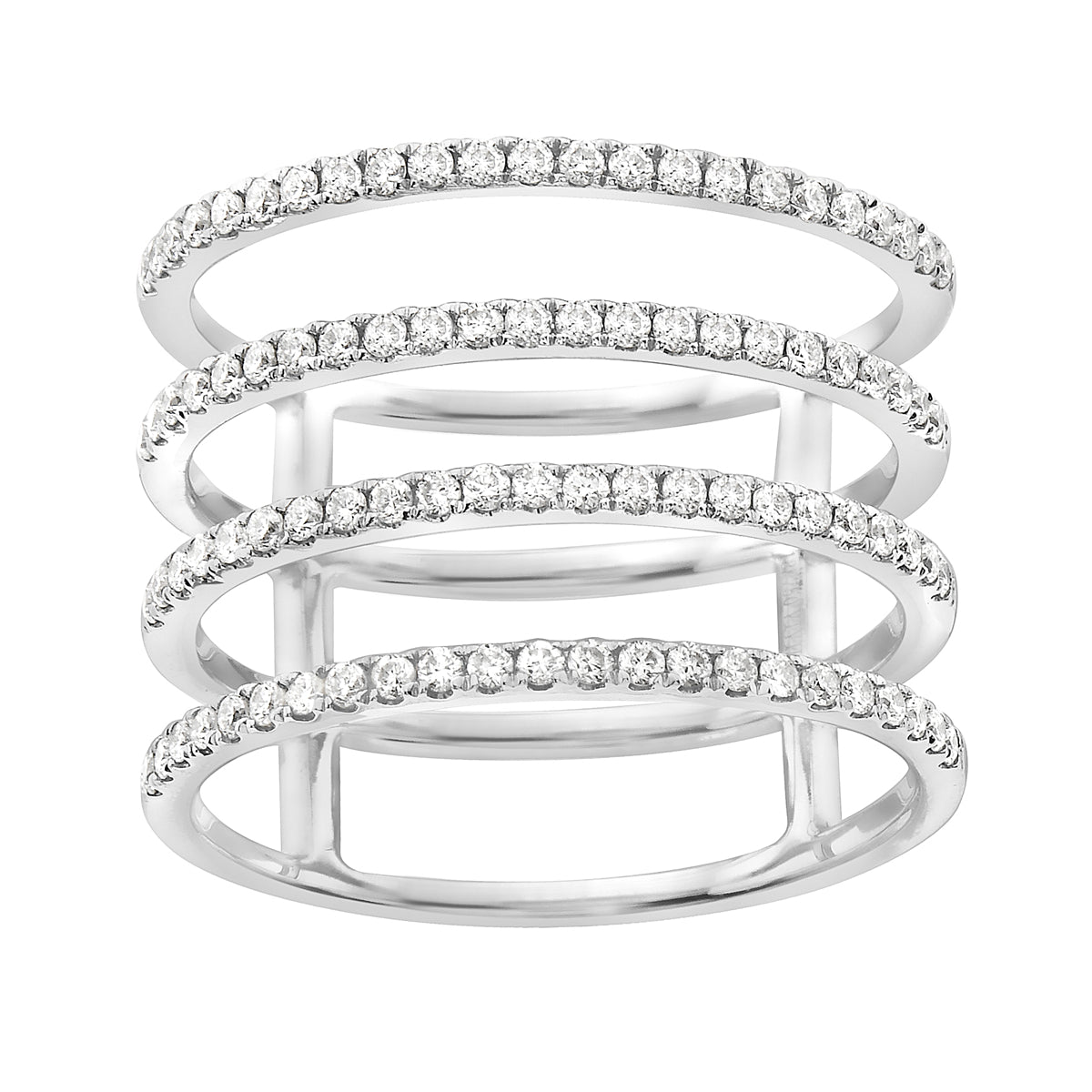 18KW Fashion Diamond Ring