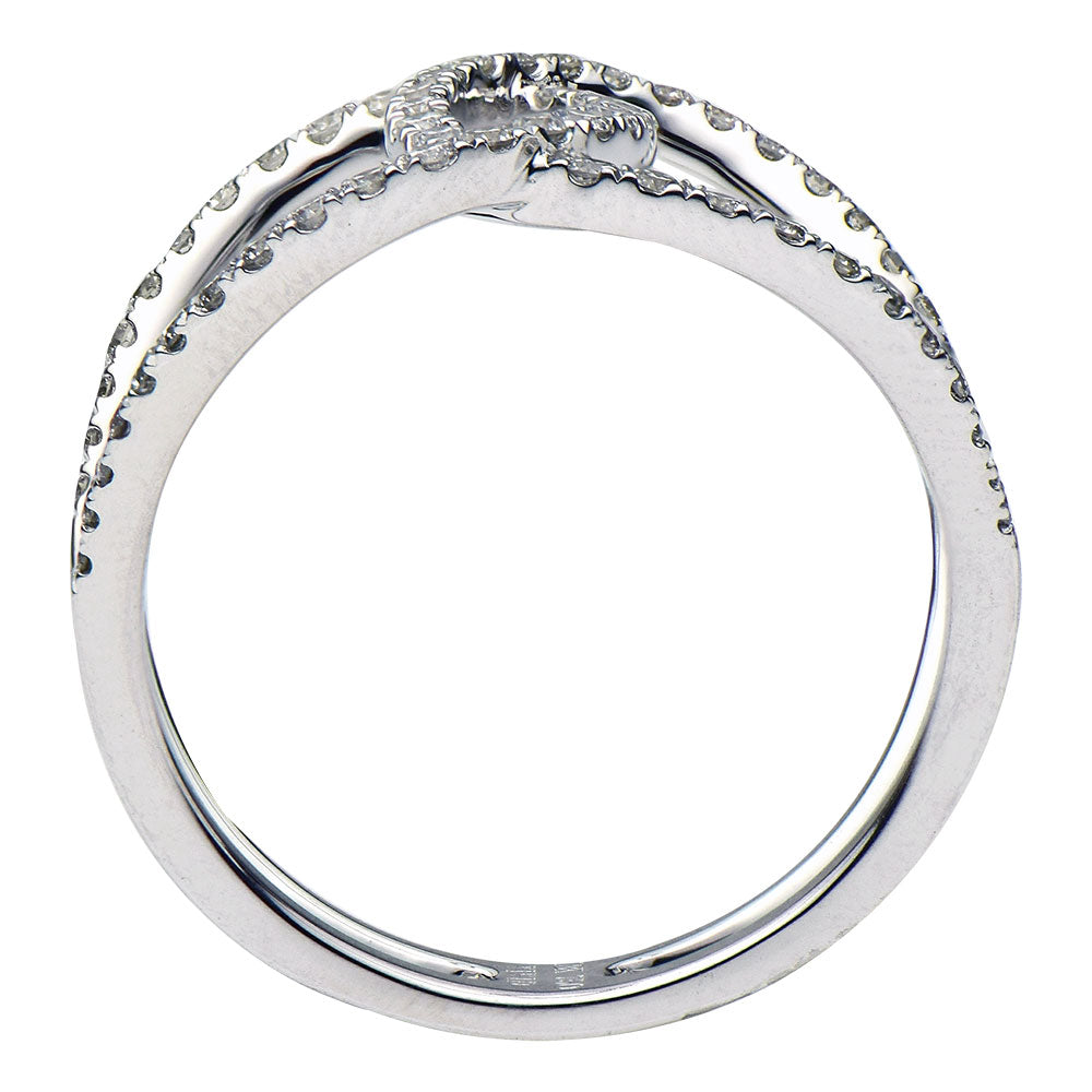 18K White Gold Fashion Diamond Ring, 0.87ct