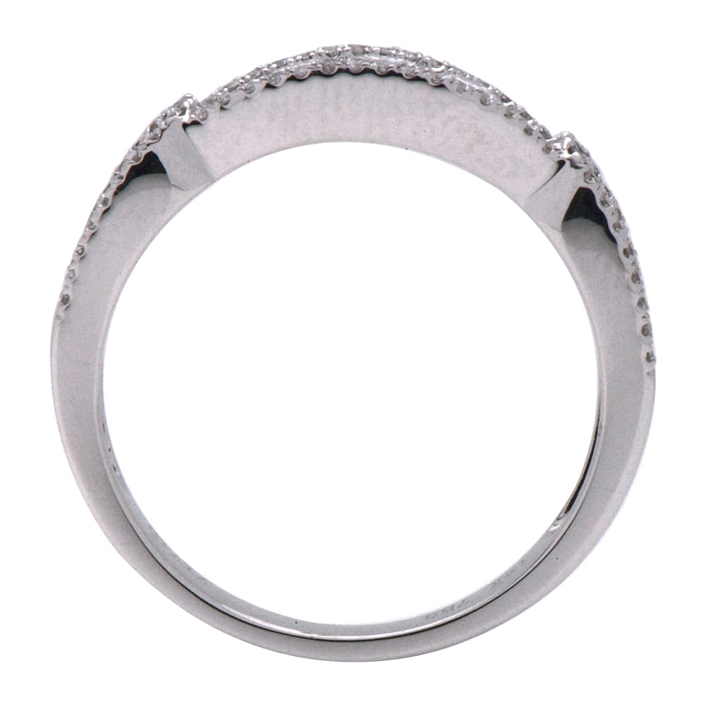 18K White Gold Fashion Diamond Ring, 0.83ct