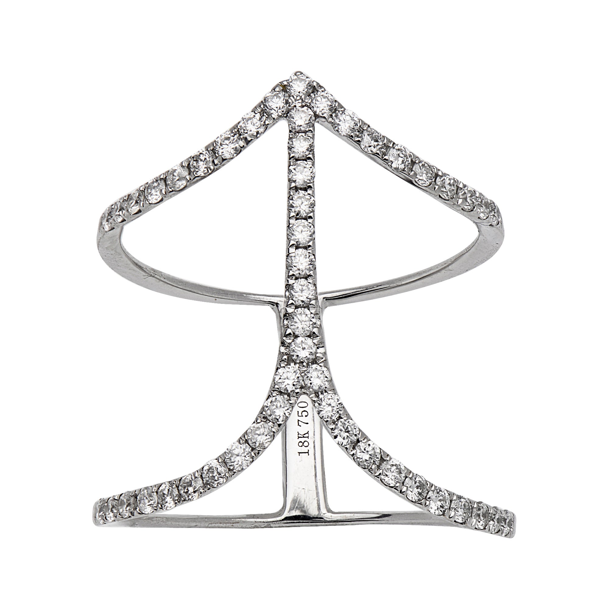 18KW Fashion Diamond Ring