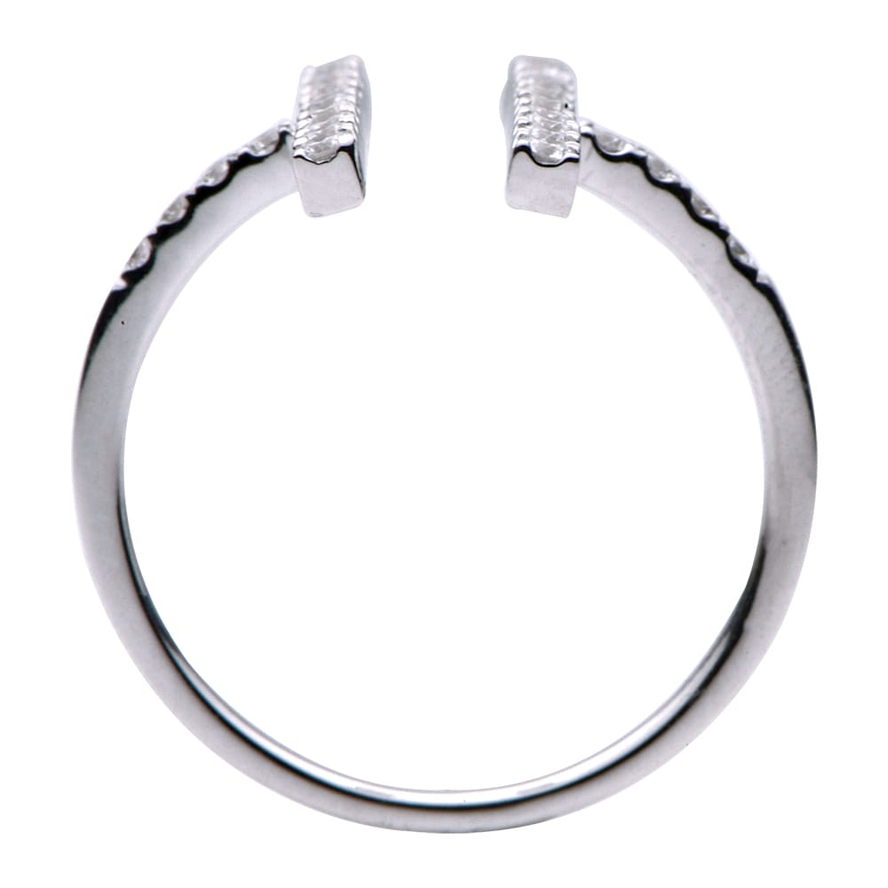 18K White Gold Fashion Diamond Ring, 0.39ct