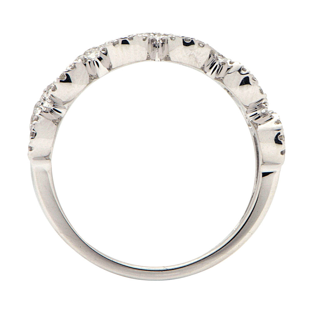 18K White Gold Fashion Diamond Ring, 1.13ct