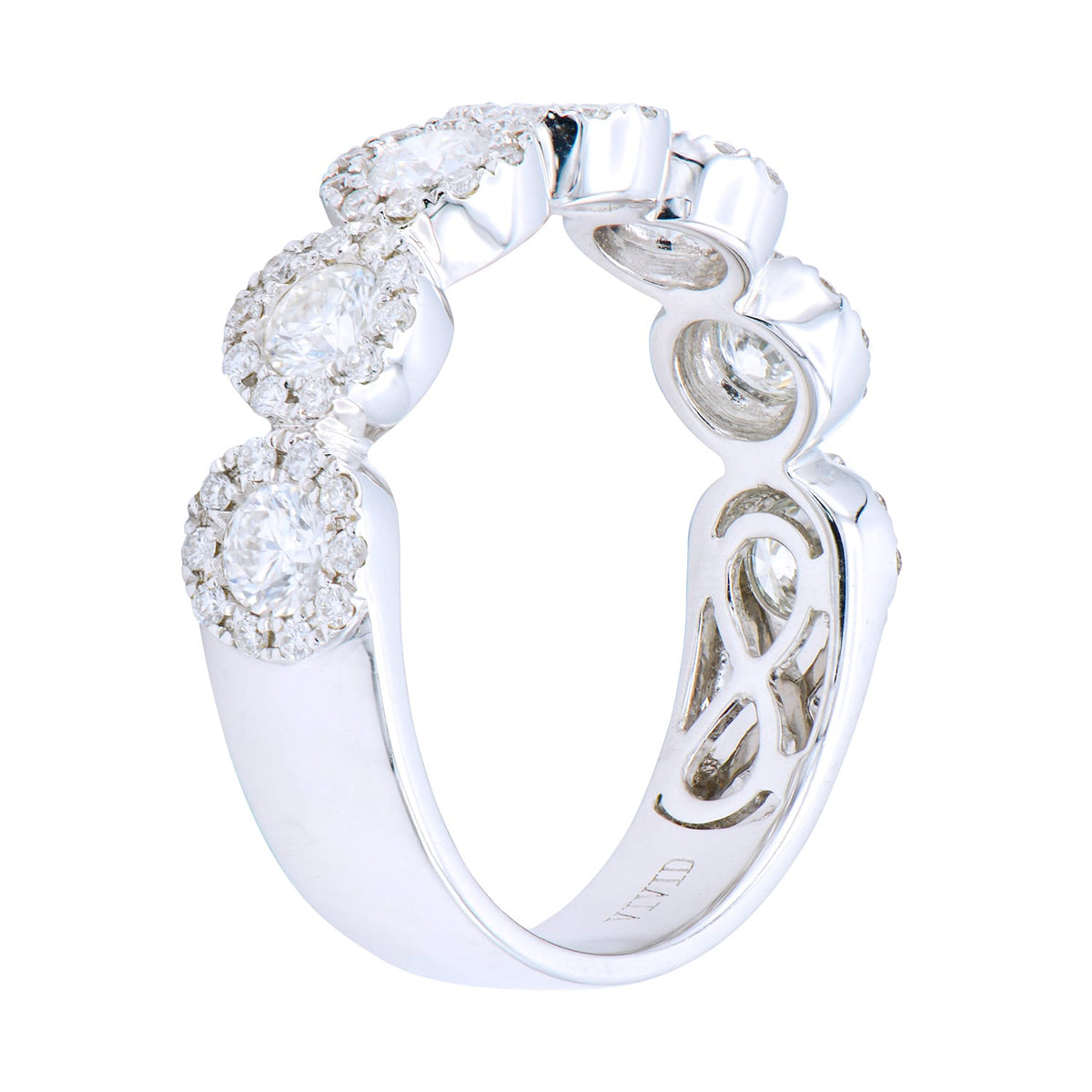18K White Gold Fashion Diamond Ring, 0.27ct