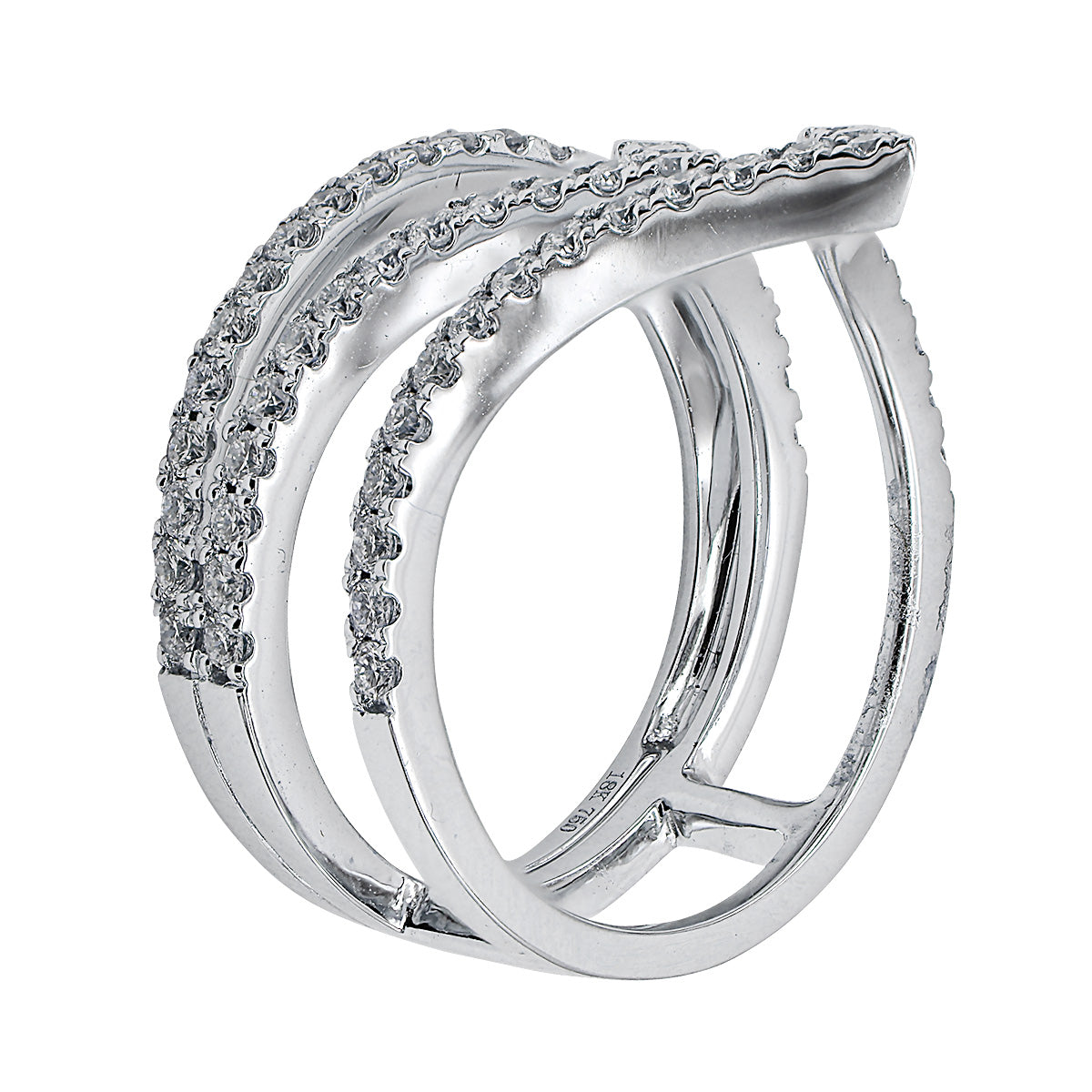 18KW Fashion Diamond Ring