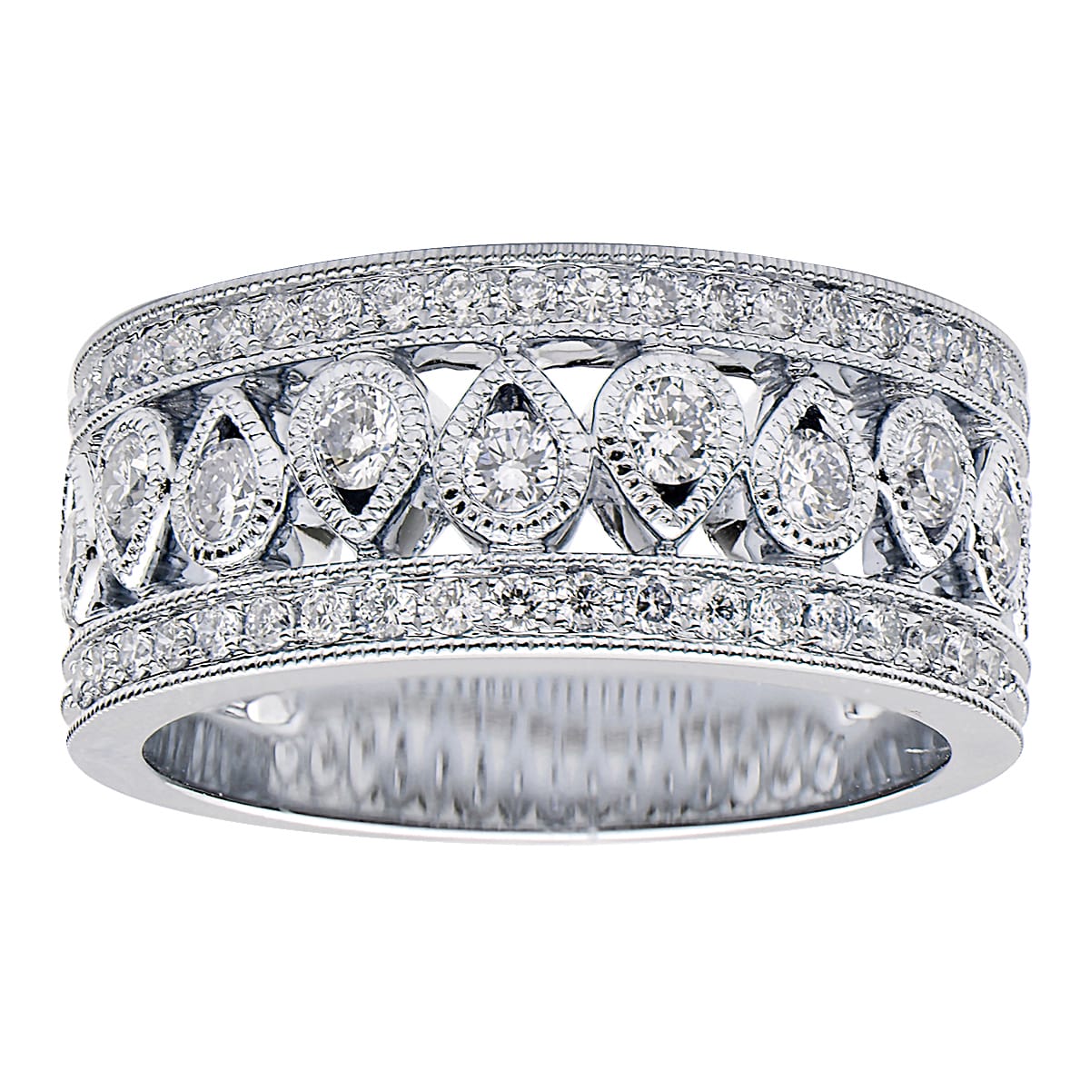 18K White Gold Fashion Diamond Ring
