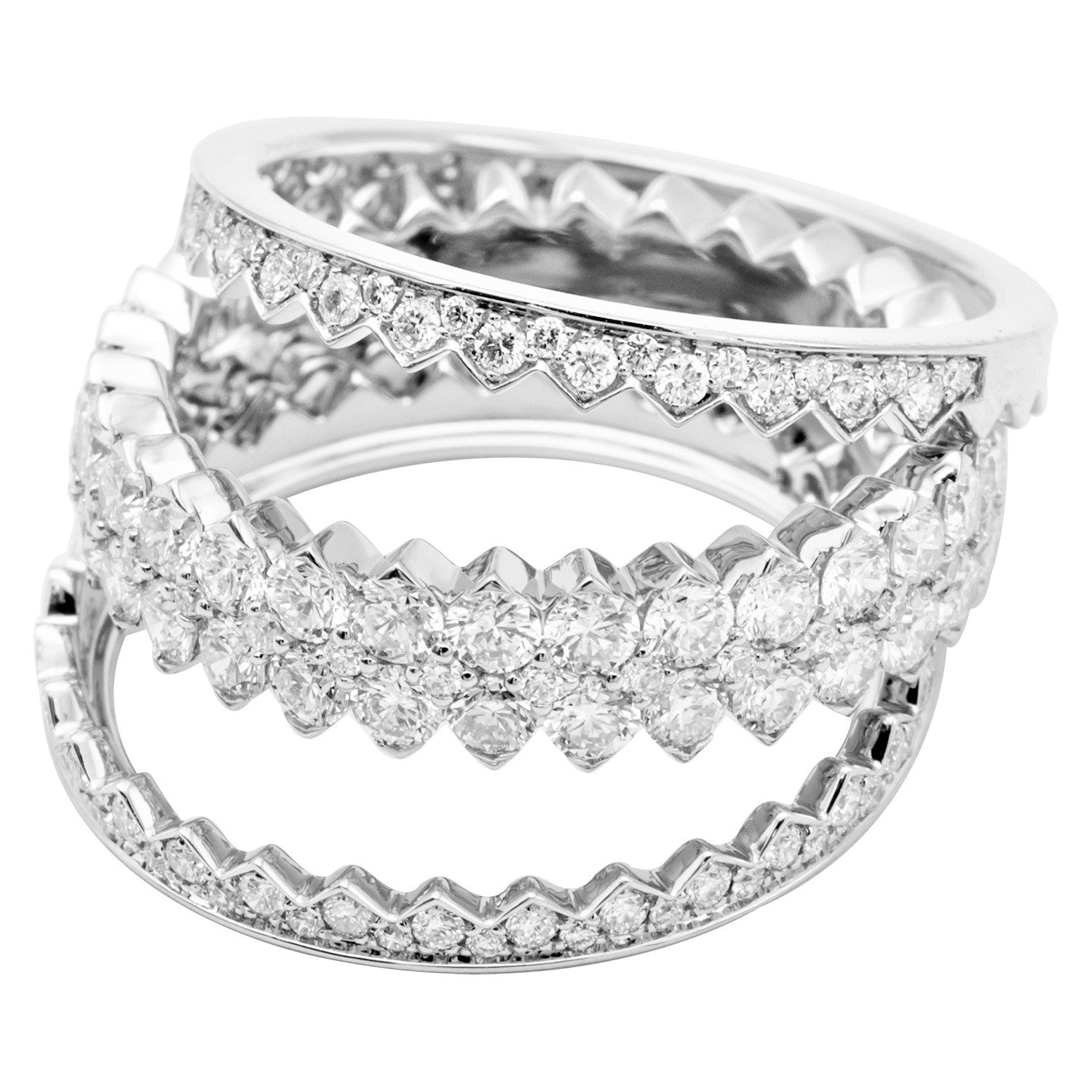 18KW Fashion Diamond Ring