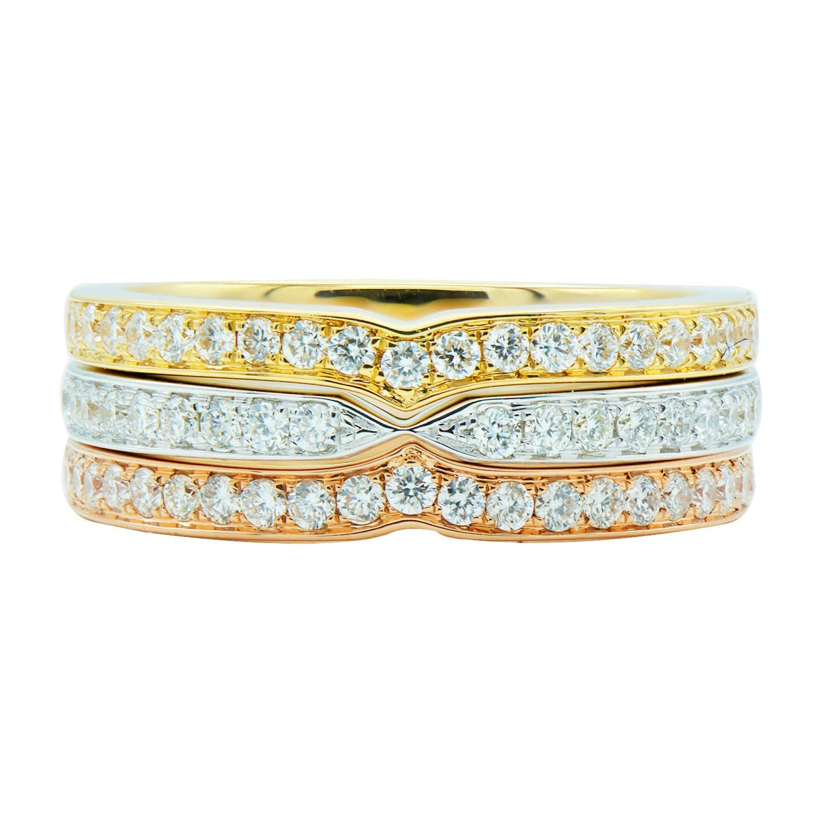 18K White GoldRY Diamond Band, 0.67ct