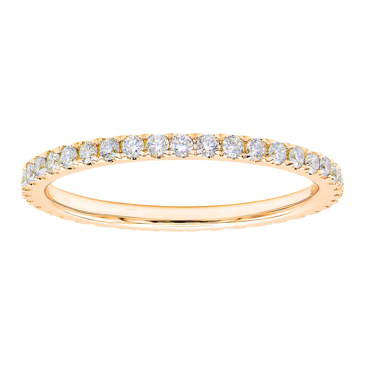 18K Yellow Gold Diamond Band, 0.44ct