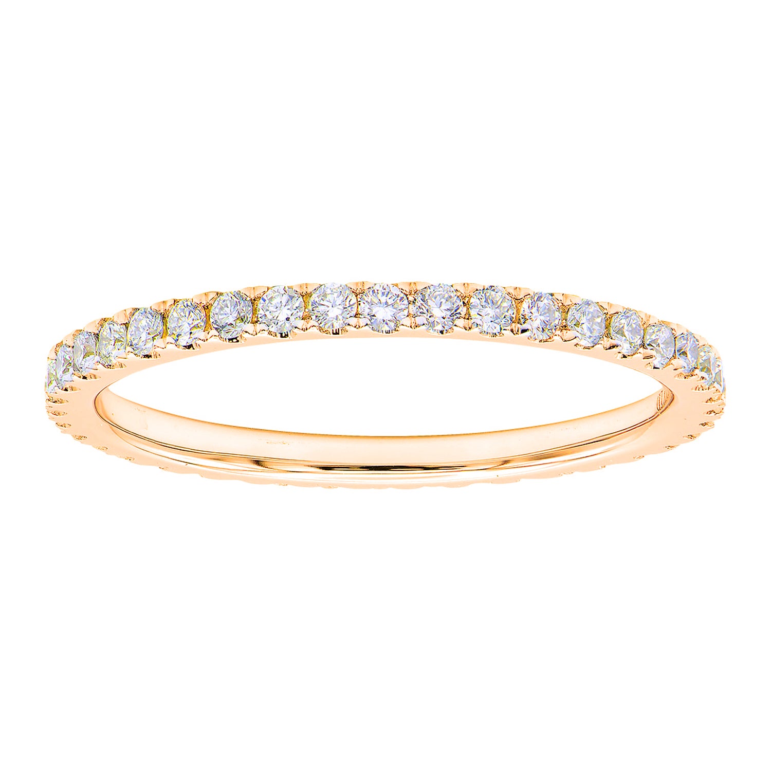 18K Yellow Gold Diamond Band, 0.44ct