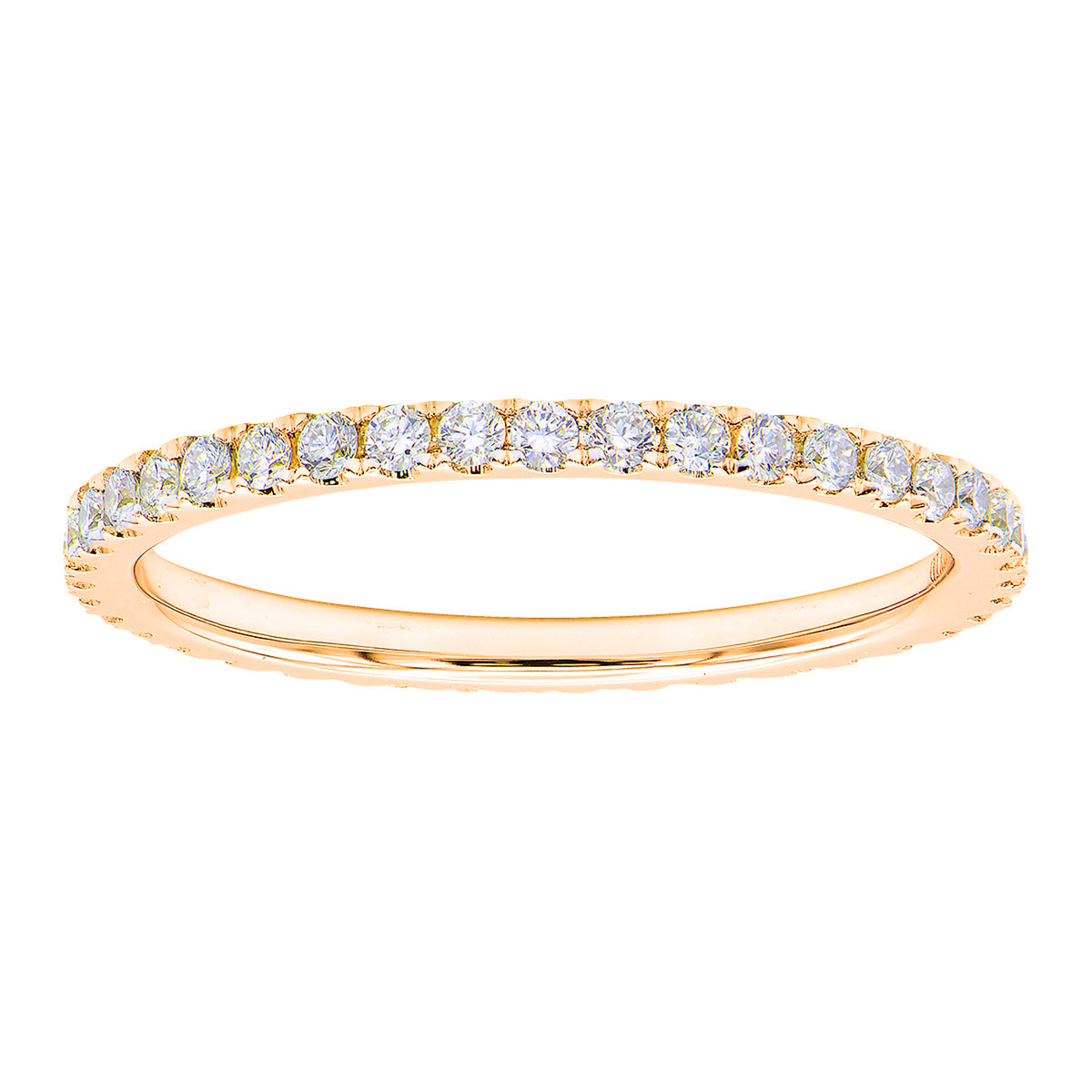 18K Yellow Gold Diamond Band, 0.44ct