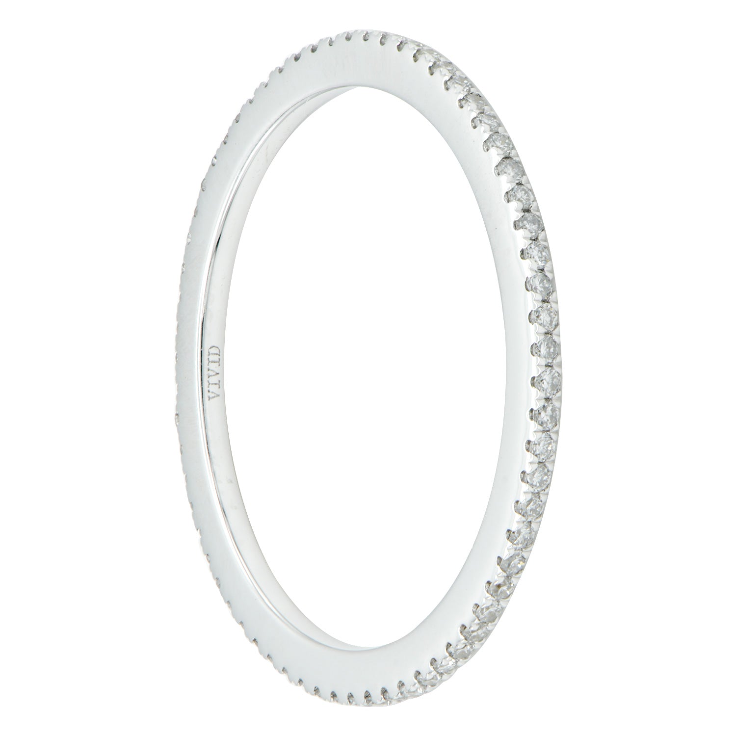 18K Rose Gold Diamond Band, 0.16ct