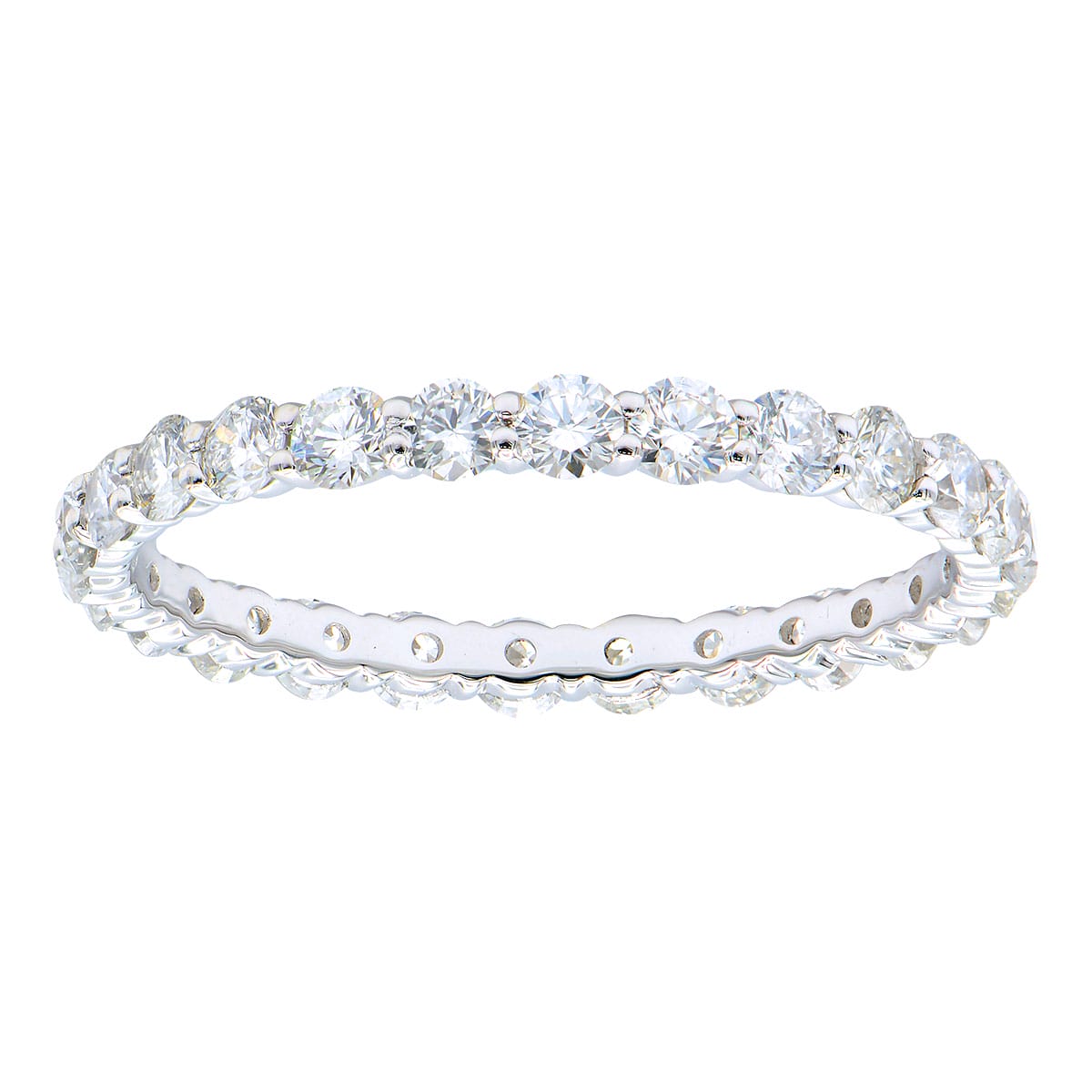 18K White Gold Diamond Ring, 0.5ct