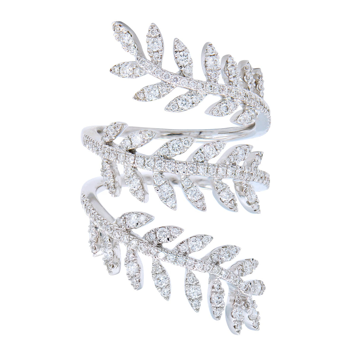 18K White Gold Fashion Diamond Ring, 0.98ct