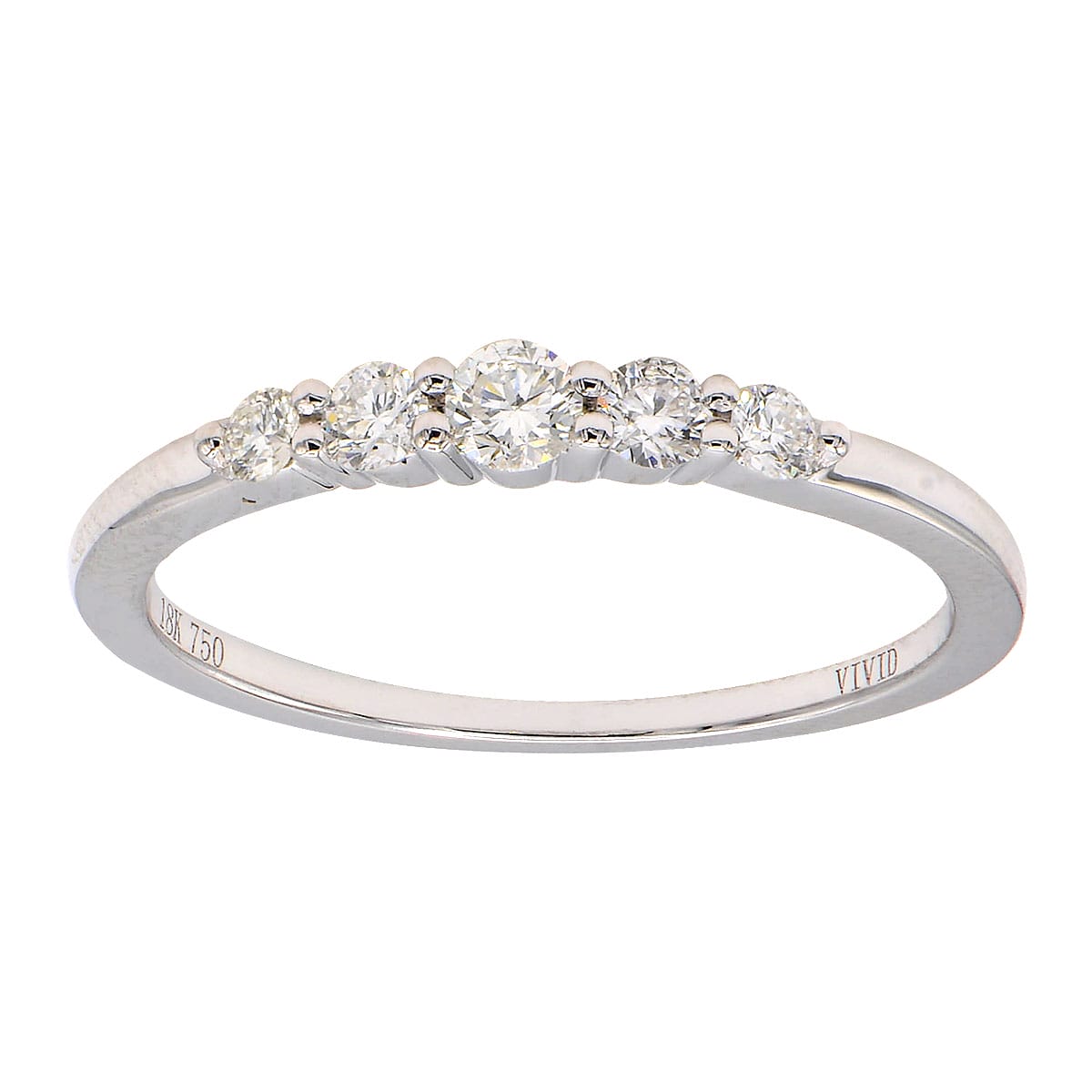 18K White Gold Fashion Diamond Ring, 0.27ct