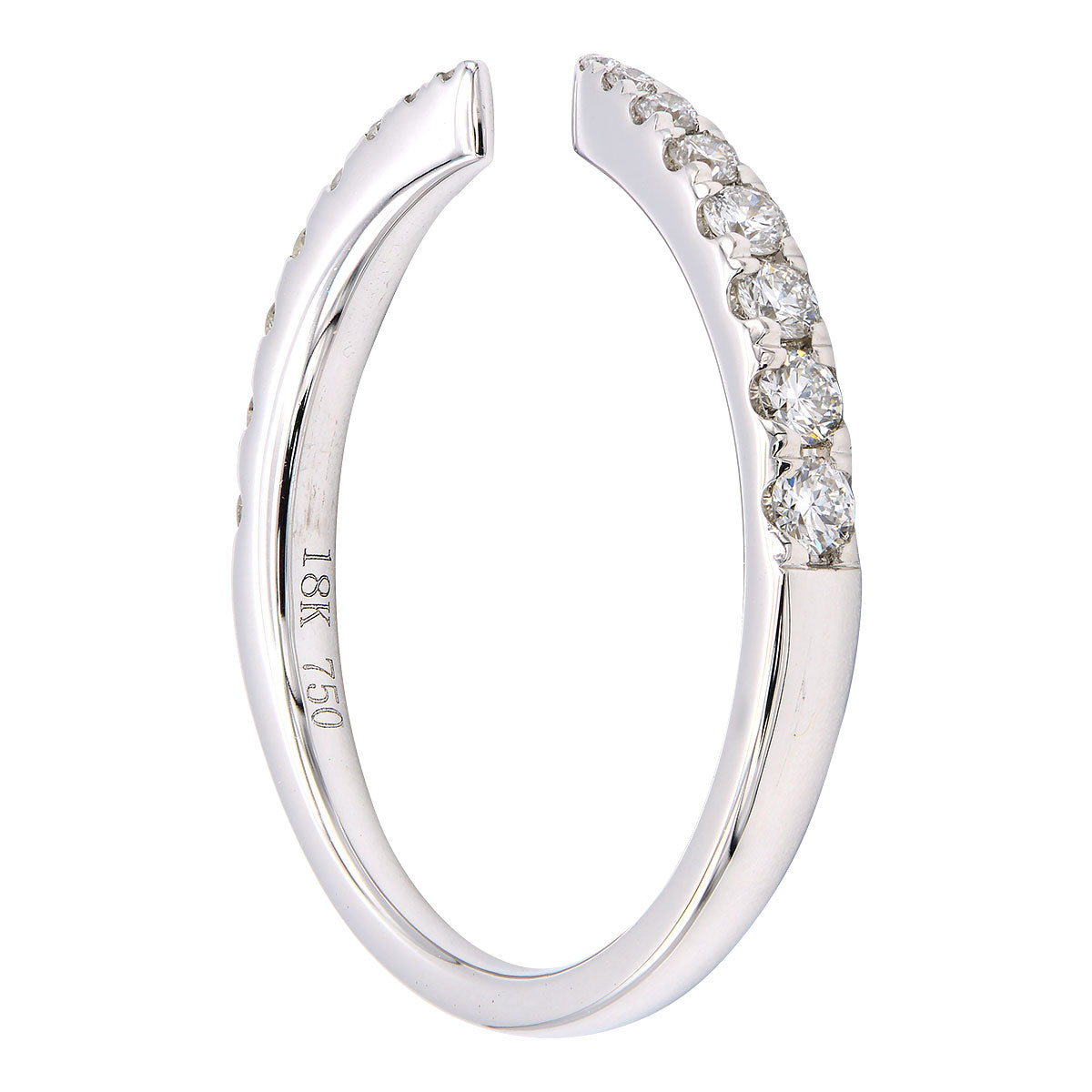18K White Gold Fashion Diamond Ring, 0.29ct
