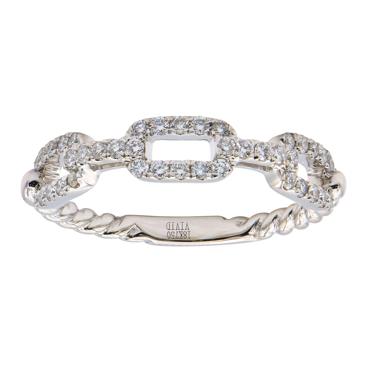 18KW Fashion Diamond Ring