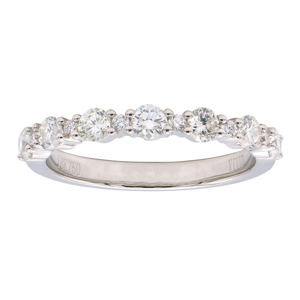 18K White Gold Fashion Diamond Ring, 0.69ct