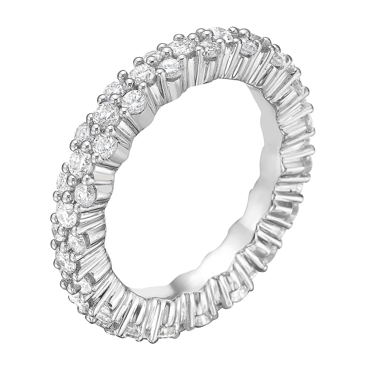 18K White Gold Diamond Ring, 1.27ct