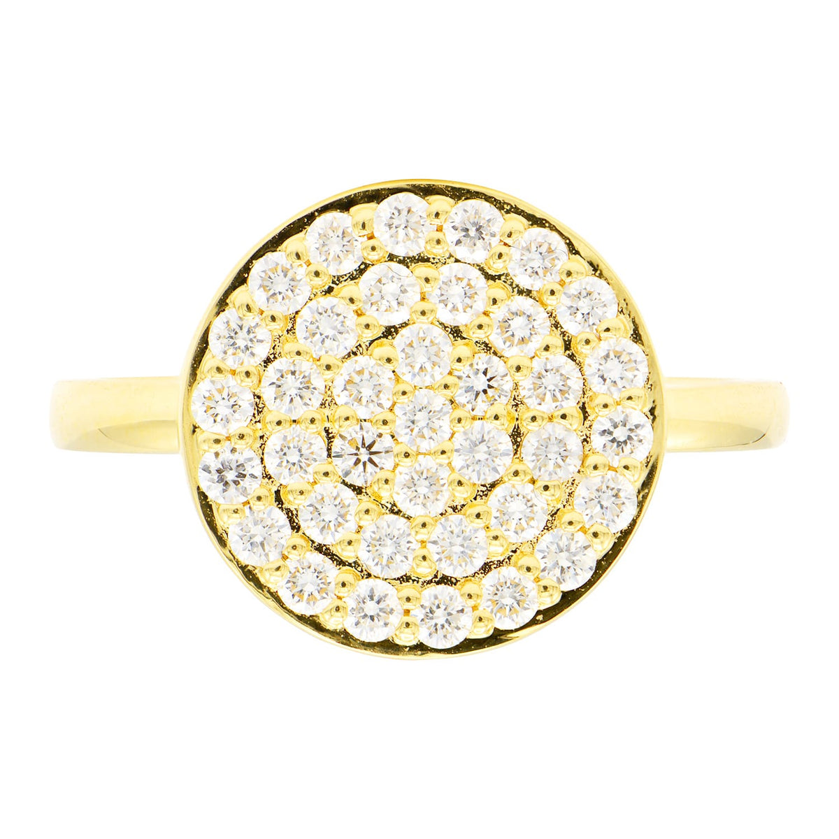 14K Yellow Gold Diamond Ring, 0.86ct