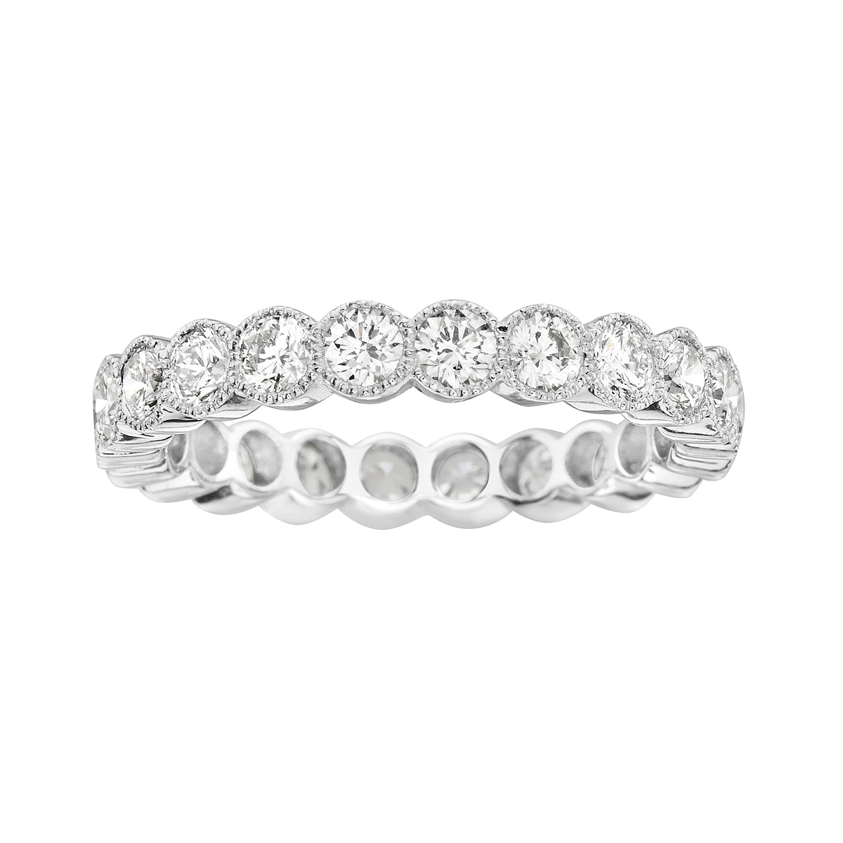 R054634 - Ring 18KW/2.2G 22RD-1.89CT