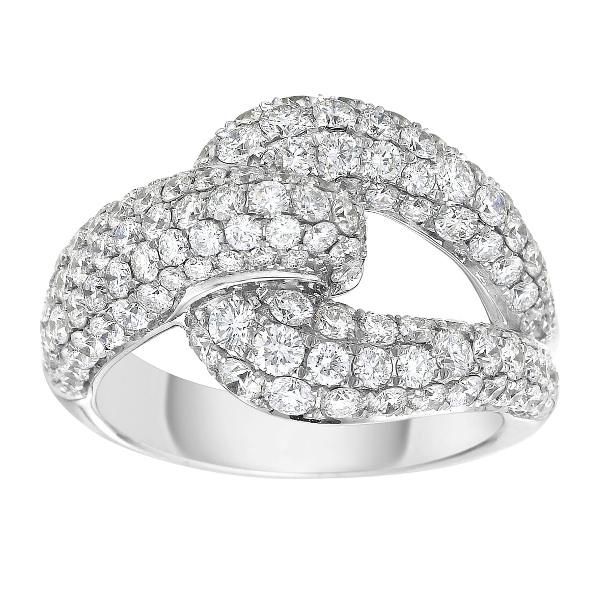 18K White Gold Diamond Ring, 2.45ct
