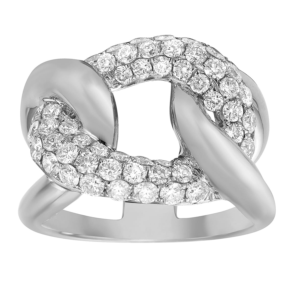 18K White Gold Diamond Ring, 1.3ct