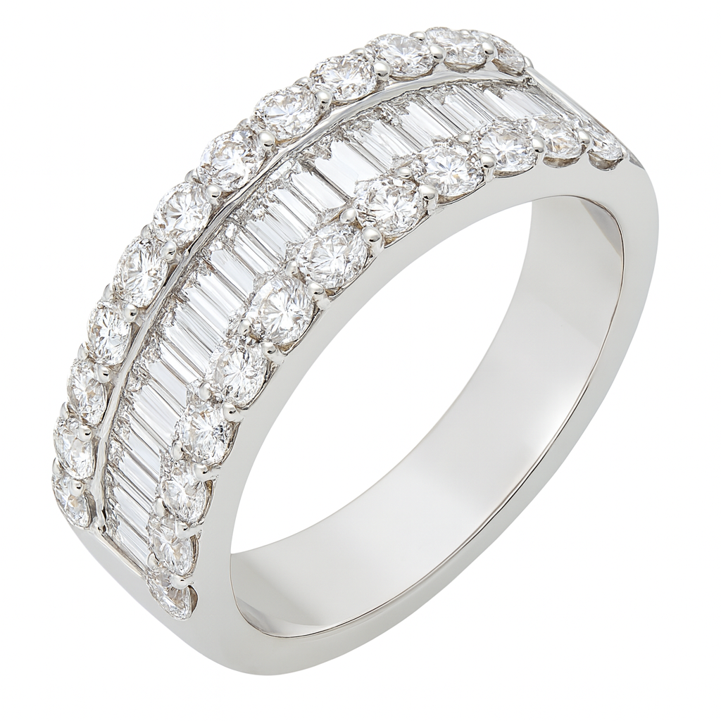 18K White Gold Diamond Ring, 1.81ct