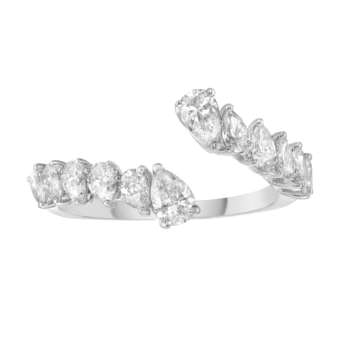 18K White Gold Diamond Ring, 1.13ct