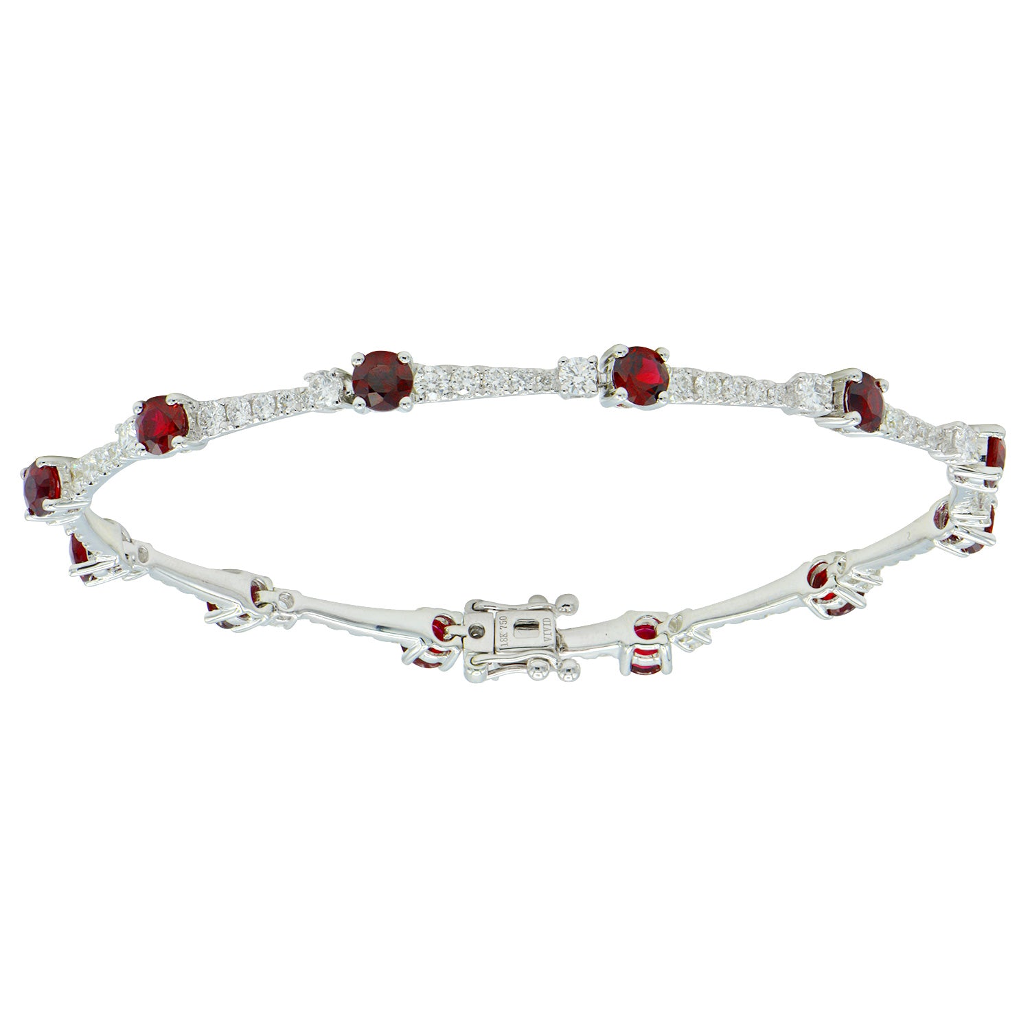 18KW Ruby Bracelet