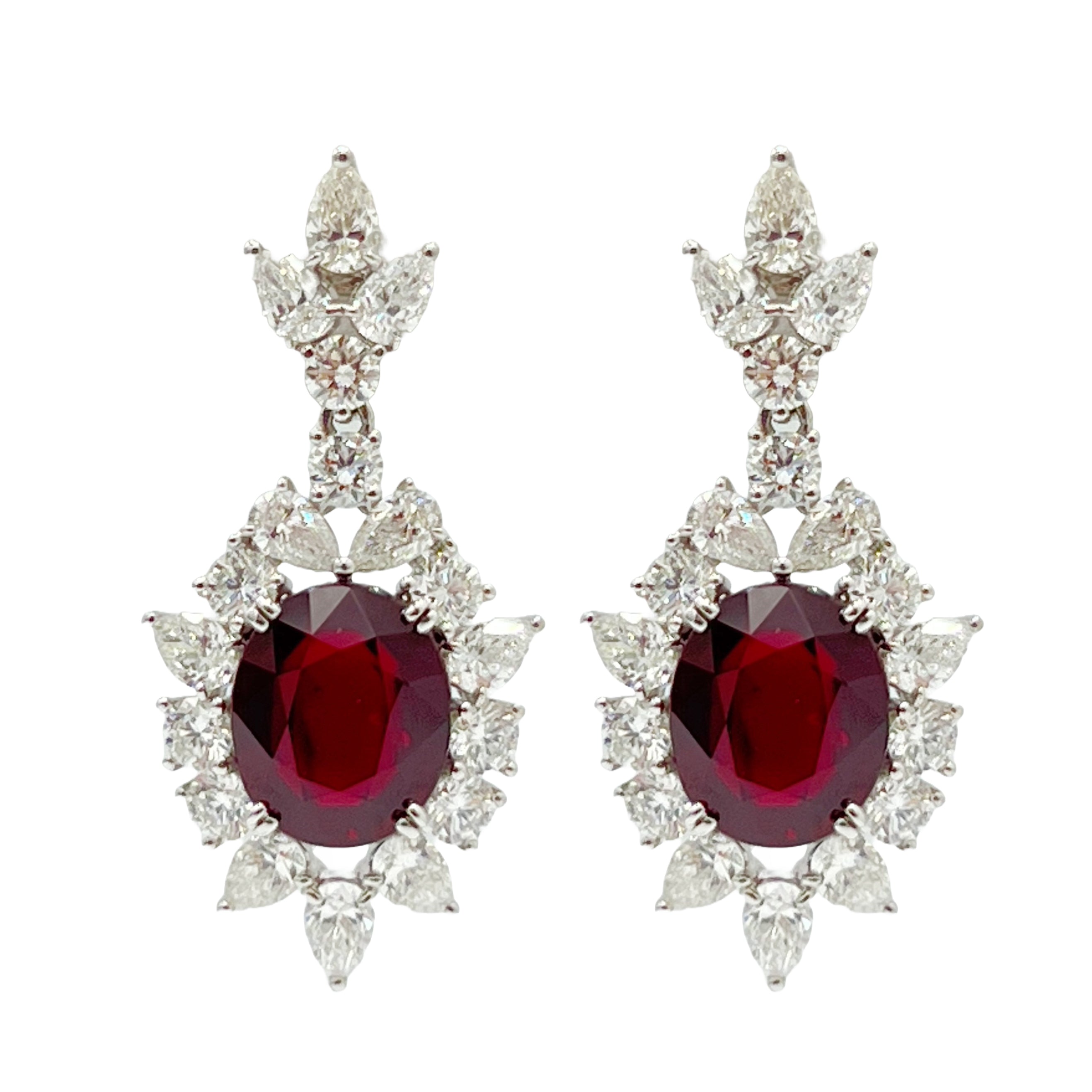 RE055227 - 18KW/8.9G 2RUBY-11.14CT 20PR-3.80CT 16RD-2.37CT GRS-PigeonBlood