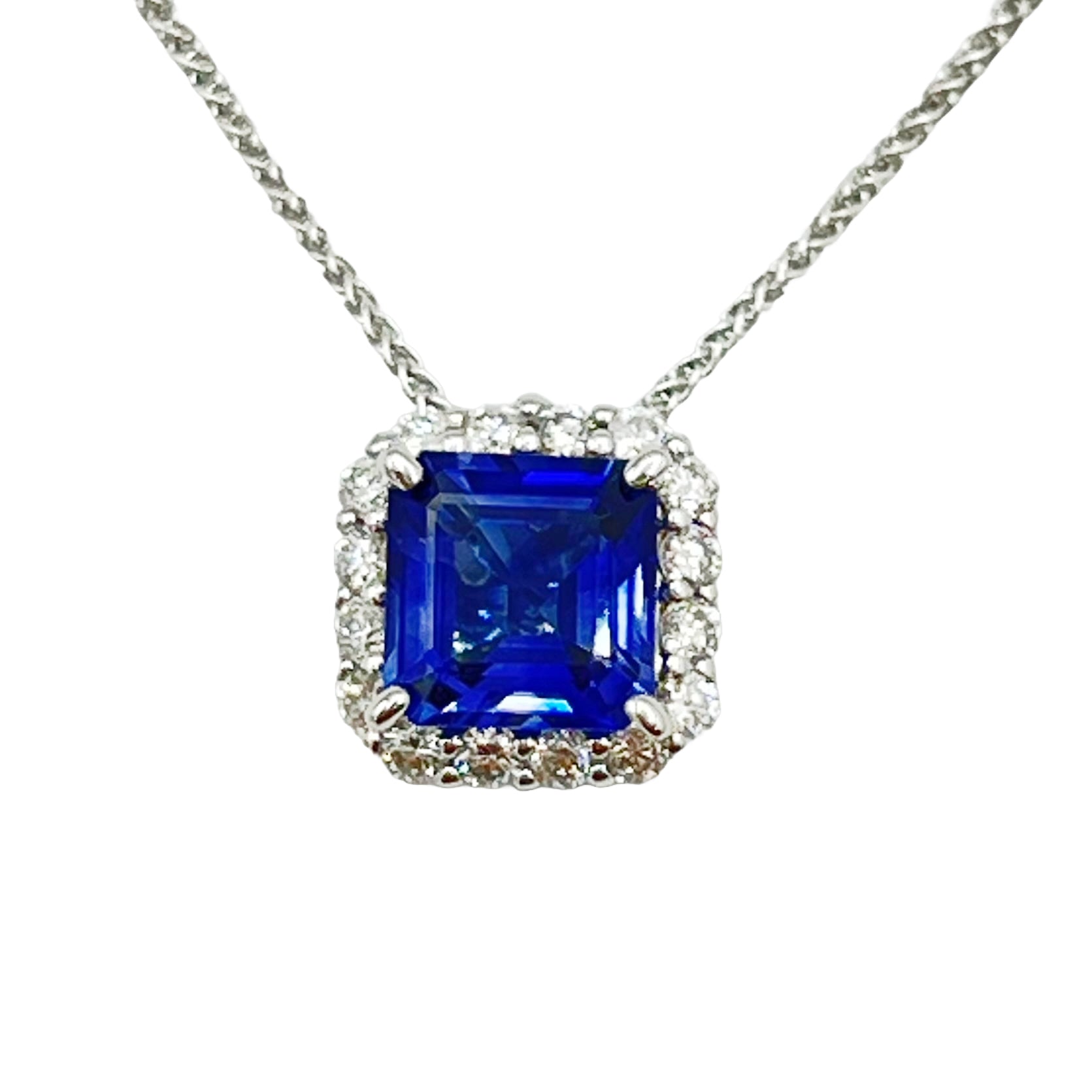 SP055869C - Pendant 18KW/0.9G 1SAPP-1.80CT 16RD-0.25CT