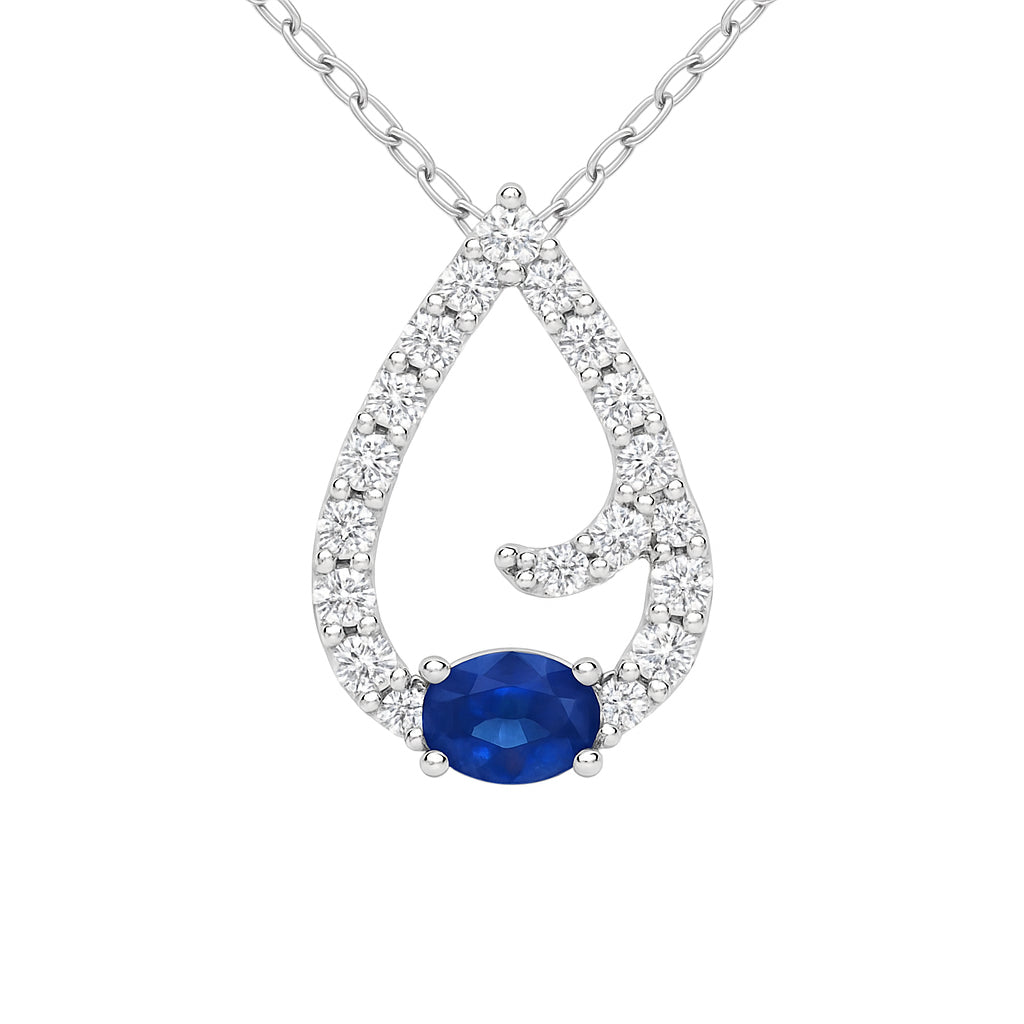 SP055896 - Pendant 18KW/1.92G 1SAPP-0.40CT 22RD-0.86CT