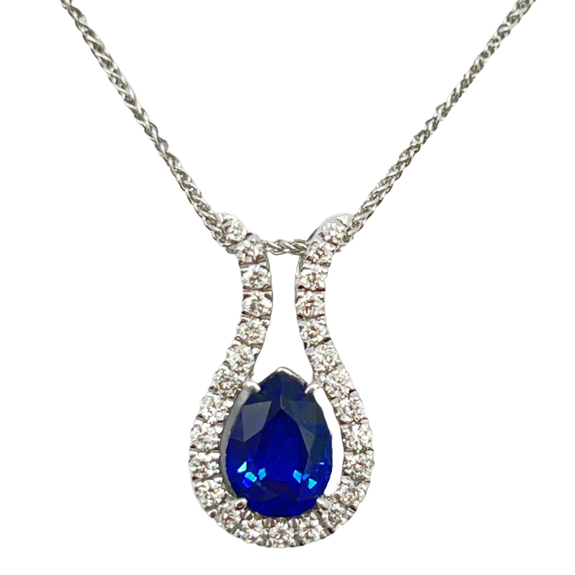 SP055977 - Pendant 18KW/1.7G 1SAPP-1.22CT 27RD-0.24CT