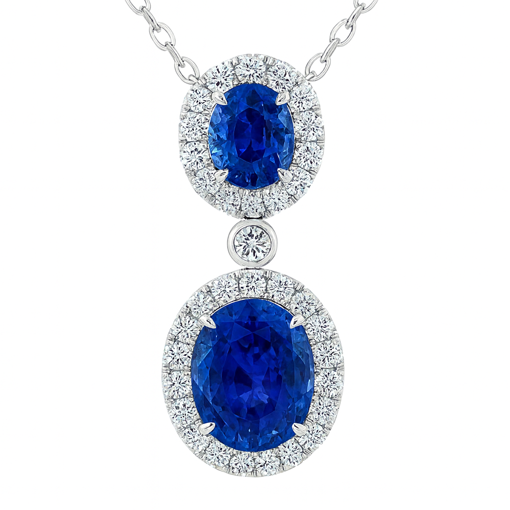 SP056452 - Pendant 18KW/2.0G 2SAPP-3.08CT 31RD-0.48CT