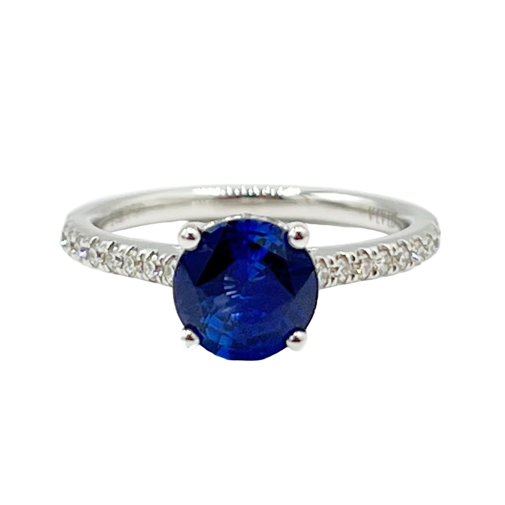 SR054493B - Ring 18KW/3.0G 1SAPP-1.95CT 30RD-0.28CT