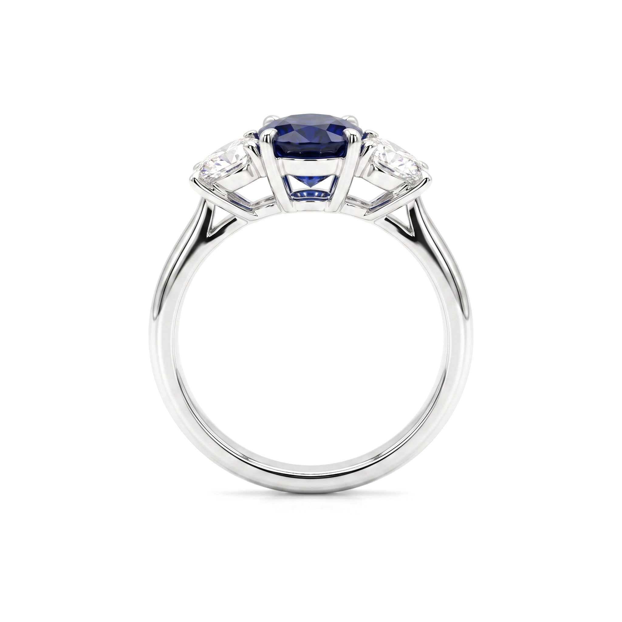 SR057064C - Ring 18KW/3.9G 1SAPP-1.19CT 2RD-0.82CT