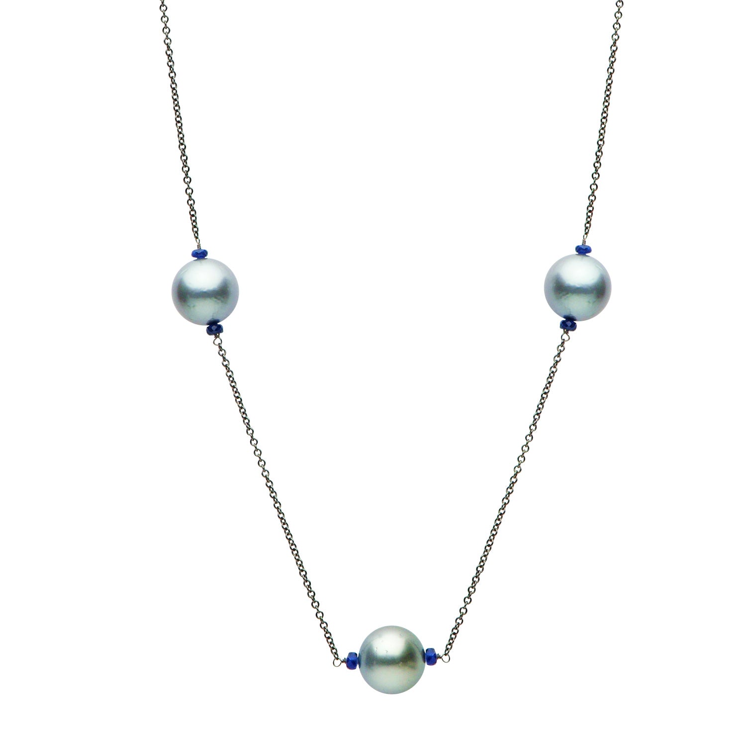 14KB Tahitian Pearl Tincup, 12-13mm